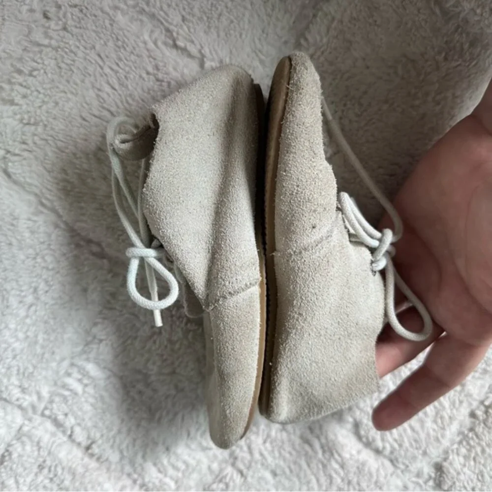 Piper Finn | Cream Low Top Oxfords Hard Sole | Size 9